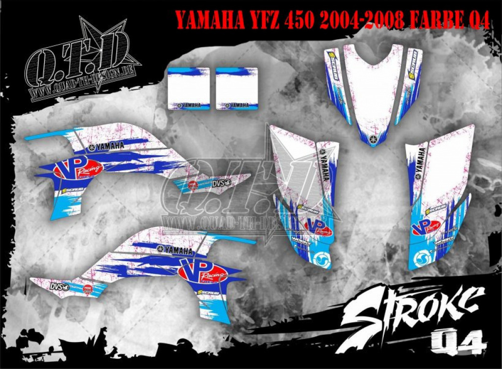 Stroke Q4 für Yamaha YFZ 450 2004-2008 & 2012-2014