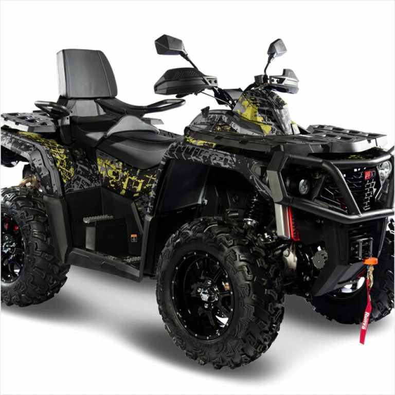 Tracker Grau-Gelb XL Version für Aodes Pathcross 650/850/1000 up 2020+