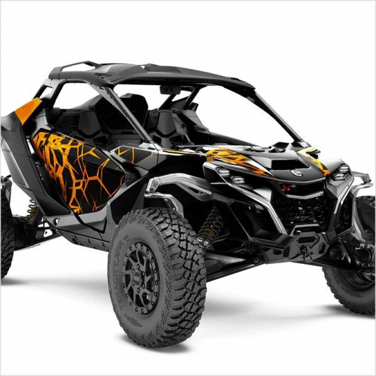 Quake Orange S Version für Can-Am Maverick R 2 Doors