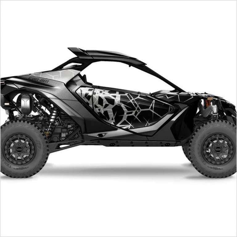 Quake Grau S Version für Can-Am Maverick R 2 Doors