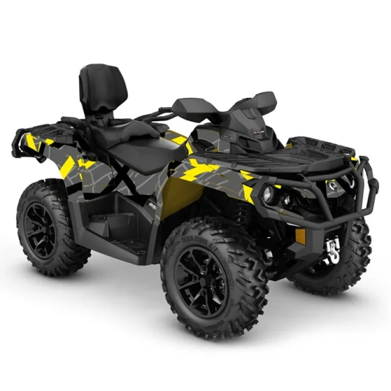 Destination Grau-Gelb für CAN-AM Outlander DPS, X, XXC, XT, XT-P, MAX G2 2012+