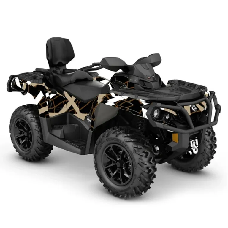 Destination Schwarz-Beige für CAN-AM Outlander DPS, X, XXC, XT, XT-P, MAX G2 2012+
