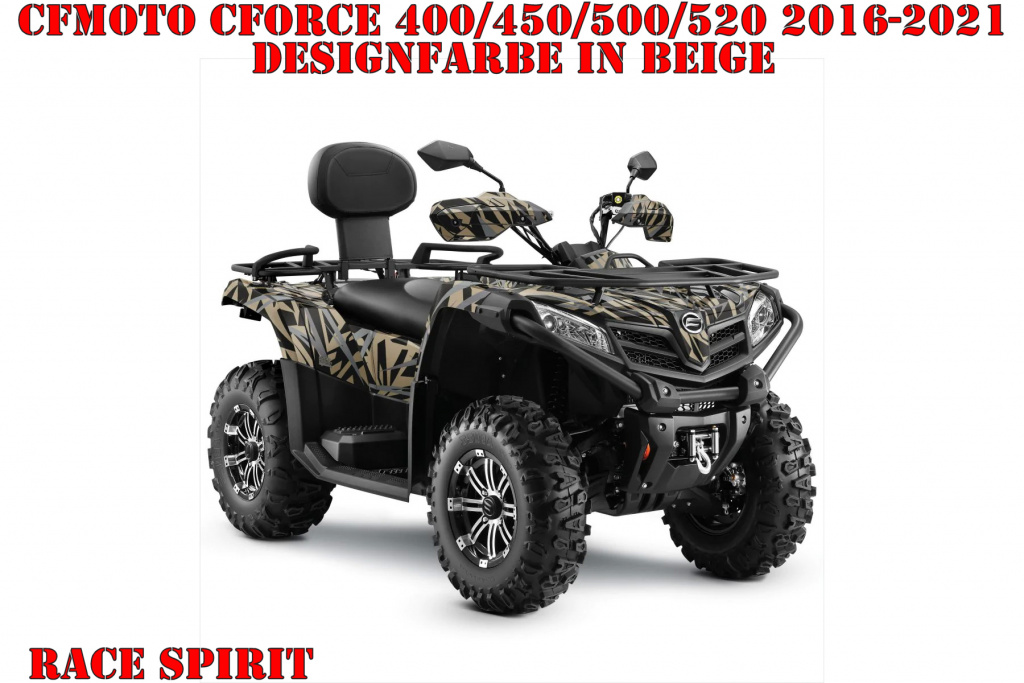 Race Spirit Beige for CF-Moto CForce 400/450/500/520 S/L 2016-2022