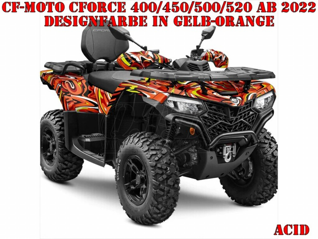 Acid Yellow-Orange for CF-Moto CForce 400/450/500/520 S/L ab 2022+