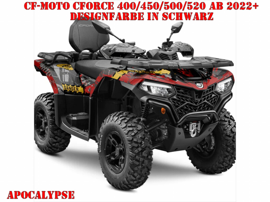 Apocalypse Schwarz für CF-Moto CForce 400/450/500/520 S/L ab 2022+