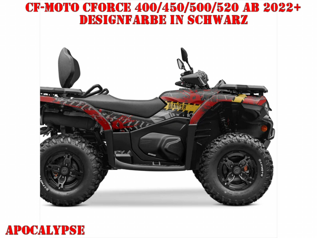 Apocalypse Schwarz für CF-Moto CForce 400/450/500/520 S/L ab 2022+
