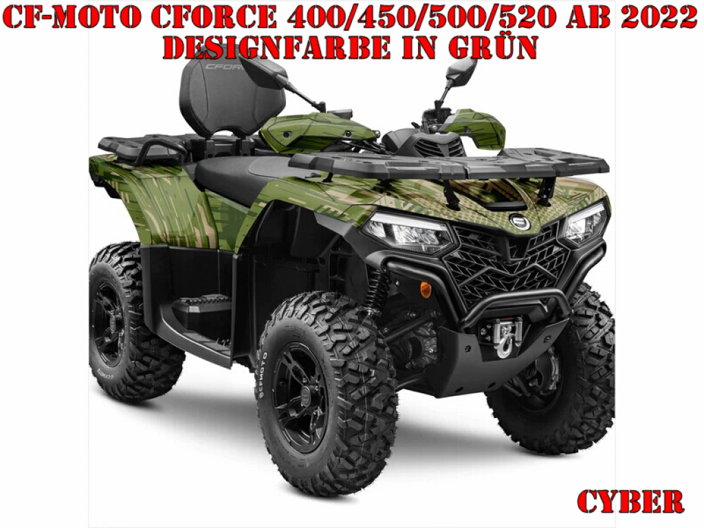 Cyber Green for CF-Moto CForce 400/450/500/520 S/L ab 2022+