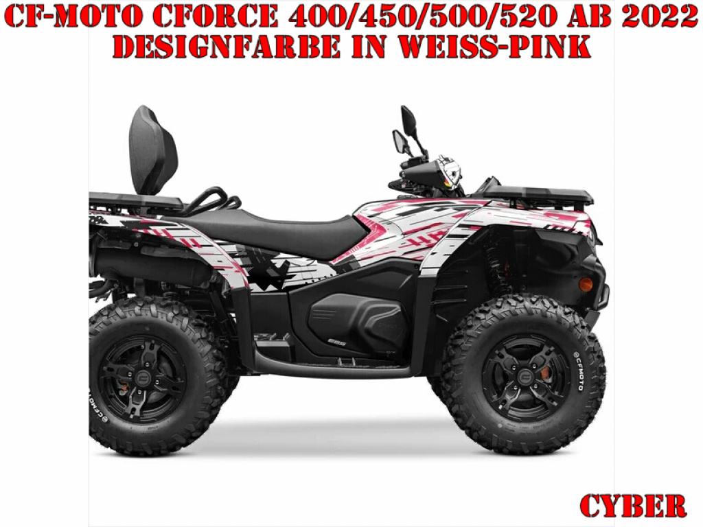Cyber White-Pink for CF-Moto CForce 400/450/500/520 S/L ab 2022+