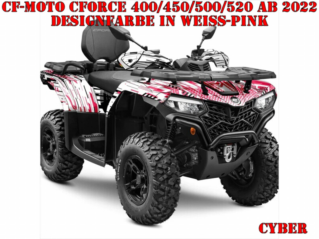 Cyber White-Pink for CF-Moto CForce 400/450/500/520 S/L ab 2022+
