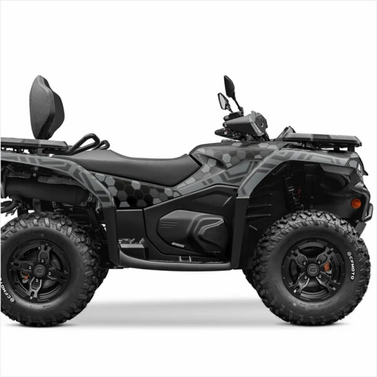 Hexa Mega Schwarz für CF-Moto CForce 400/450/500/520 S/L ab 2022+