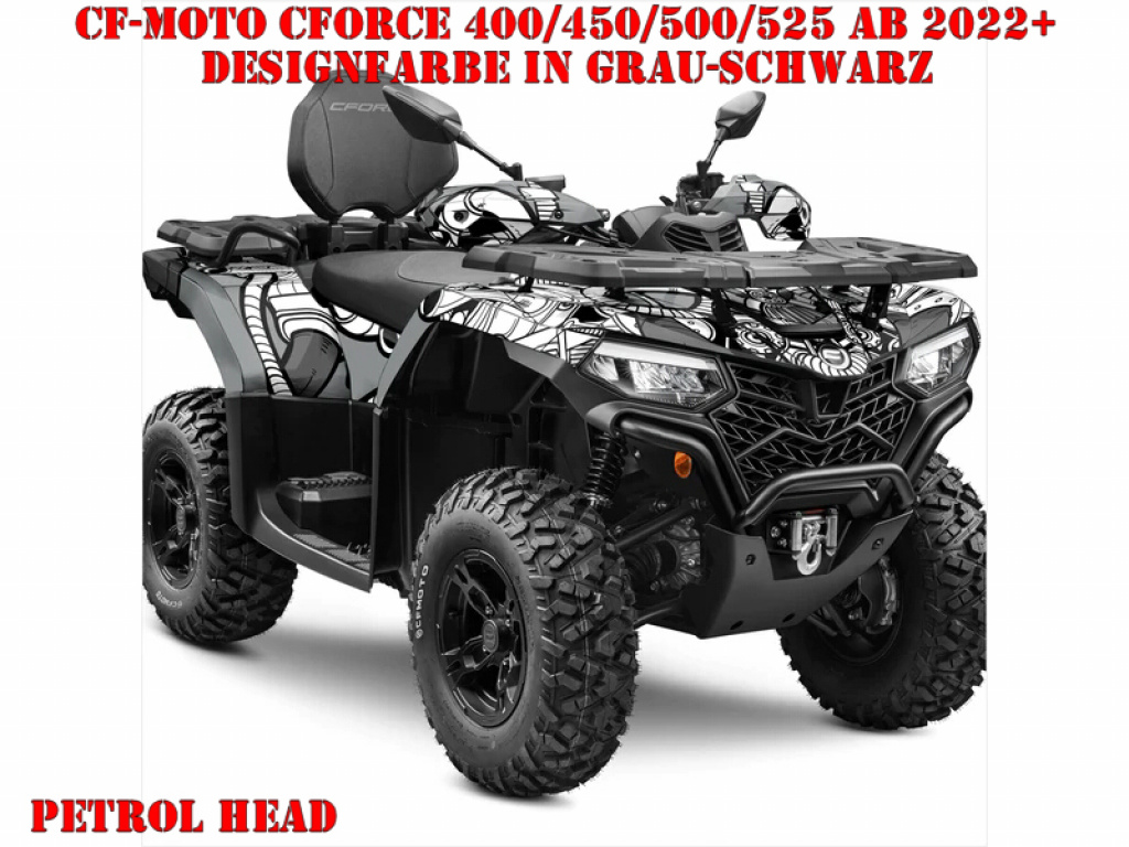 Petrol Head Grau-Schwarz für CF-Moto CForce 400/450/500/520 S/L ab 2022+