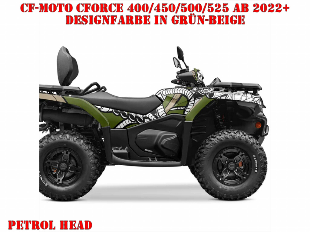 Petrol Head Grün-Beige für CF-Moto CForce 400/450/500/520 S/L ab 2022+