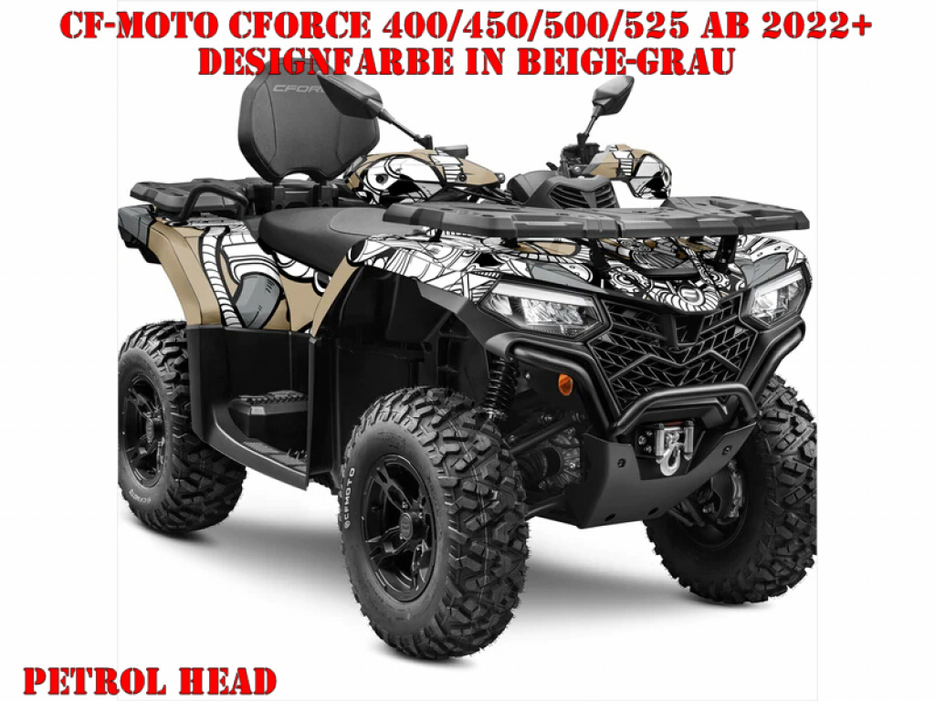 Petrol Head Beige-Grau für CF-Moto CForce 400/450/500/520 S/L ab 2022+