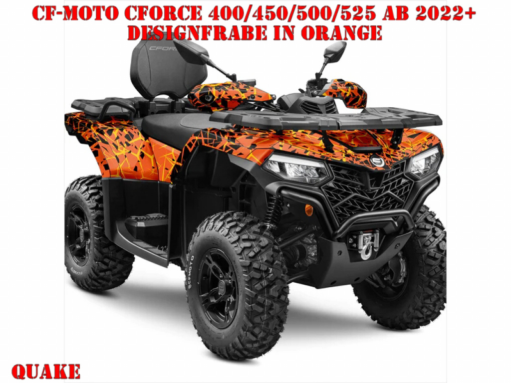 Quake Orange for CF-Moto CForce 400/450/500/520 S/L ab 2022+