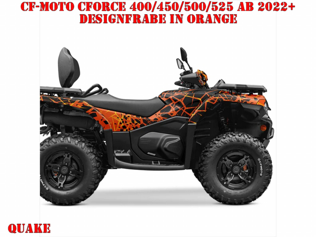 Quake Orange for CF-Moto CForce 400/450/500/520 S/L ab 2022+