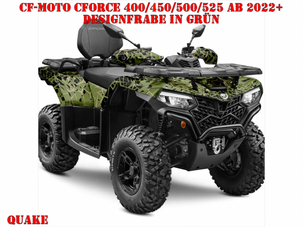 Quake Green for CF-Moto CForce 400/450/500/520 S/L ab 2022+