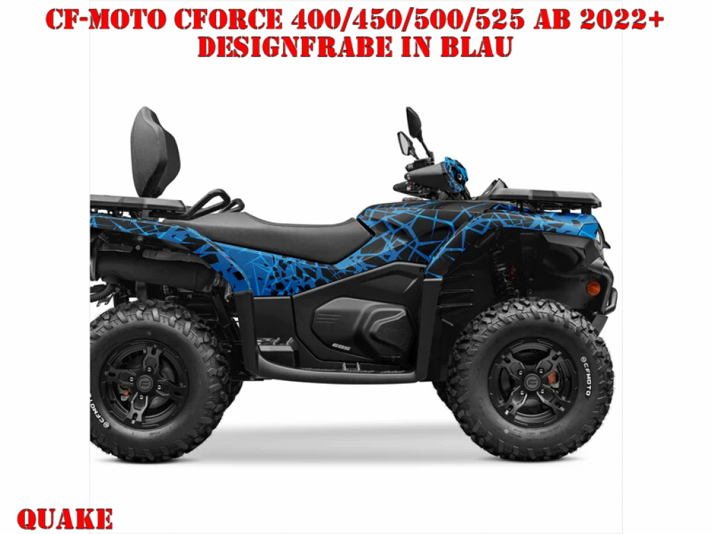 Quake Blue for CF-Moto CForce 400/450/500/520 S/L ab 2022+