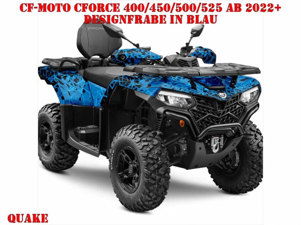 Quake Blue for CF-Moto CForce 400/450/500/520 S/L ab 2022+