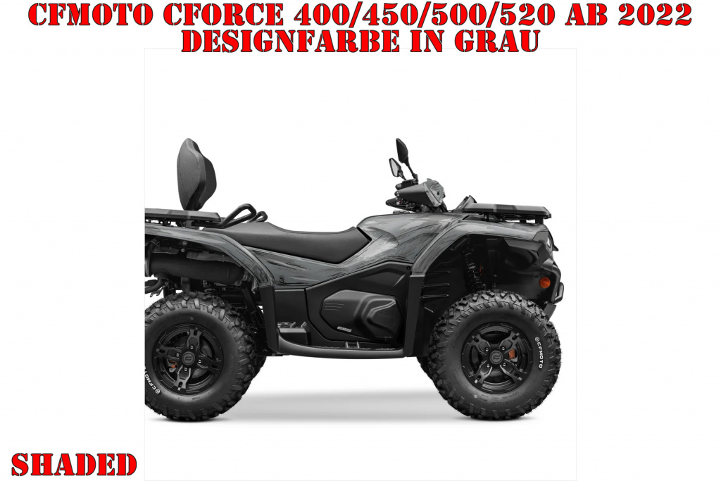 Shaded Grey for CF-Moto CForce 400/450/500/520 S/L ab 2022+
