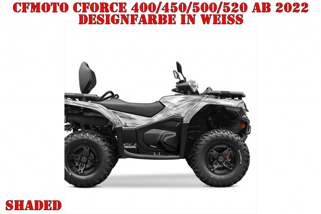 Shaded White for CF-Moto CForce 400/450/500/520 S/L ab 2022+