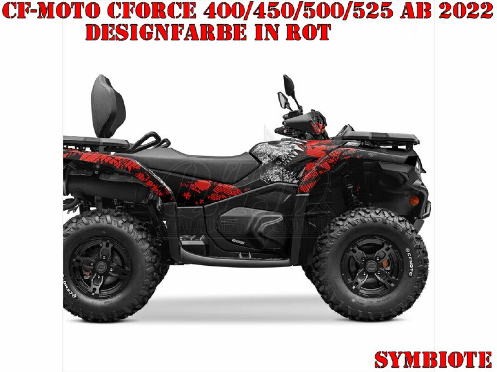 Symbiote Red for CF-Moto CForce 400/450/500/520 S/L ab 2022+