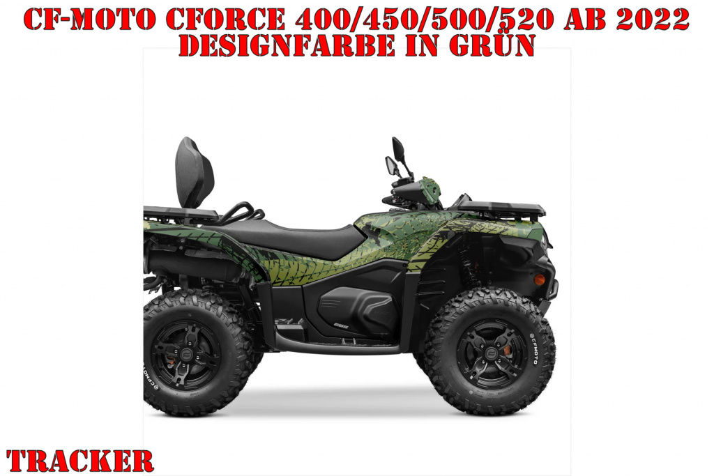 Tracker Green for CF-Moto CForce 400/450/500/520 S/L ab 2022+