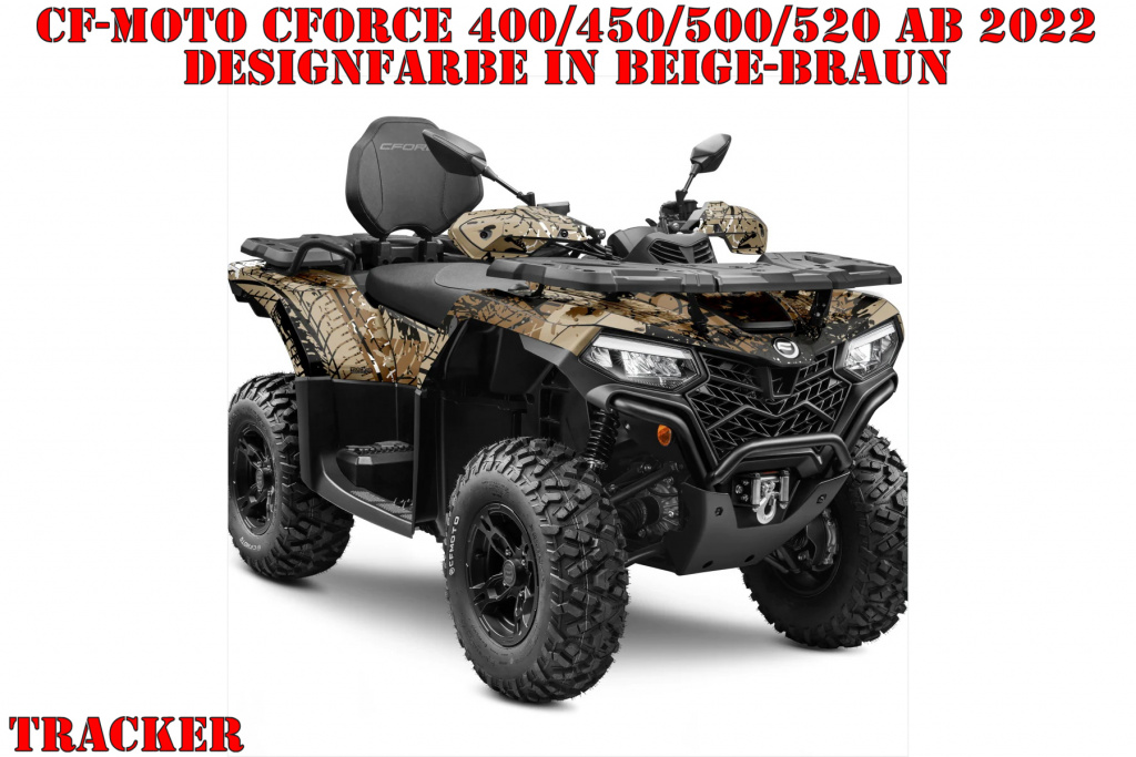Tracker Beige-Brown for CF-Moto CForce 400/450/500/520 S/L ab 2022+