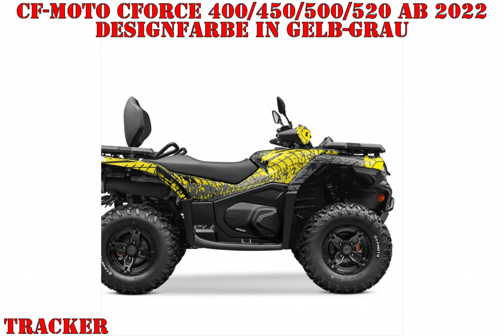 Tracker Yellow-Grey for CF-Moto CForce 400/450/500/520 S/L ab 2022+