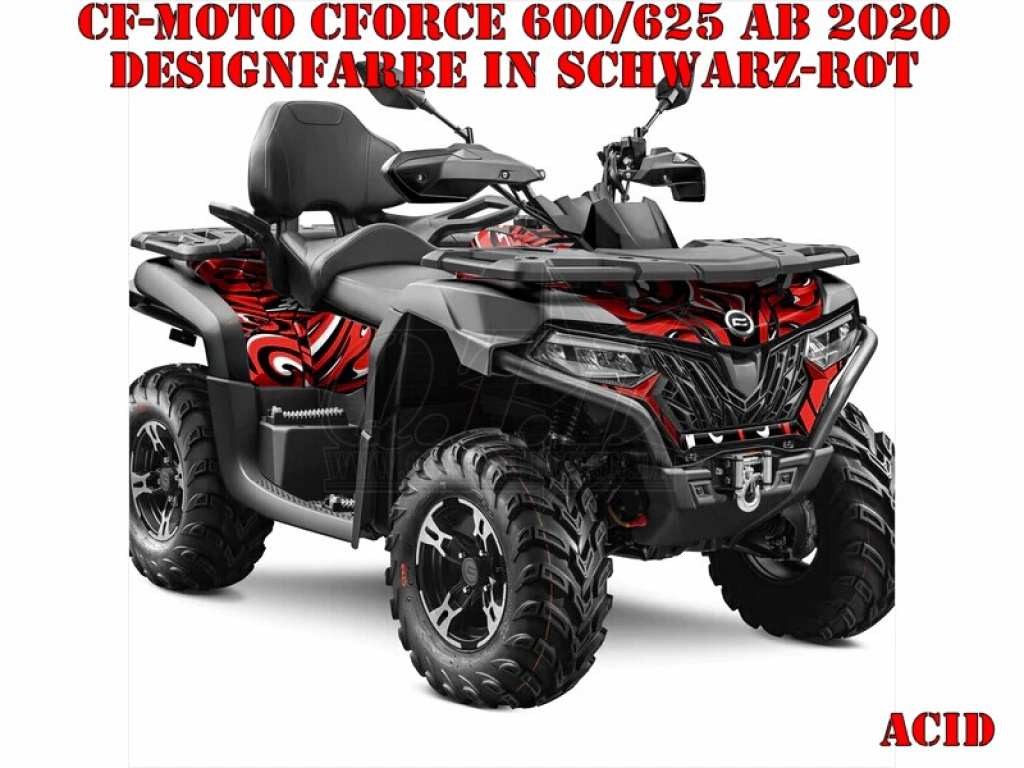 Acid Schwarz-Rot M Version für CF-Moto CForce 600-625 S/L ab 2020+