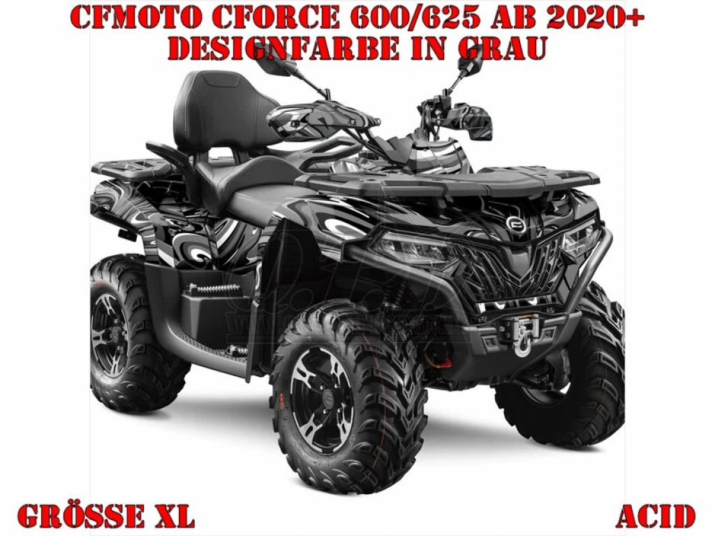 Acid Grau XL Version für CF-Moto CForce 600-625 S/L ab 2020+