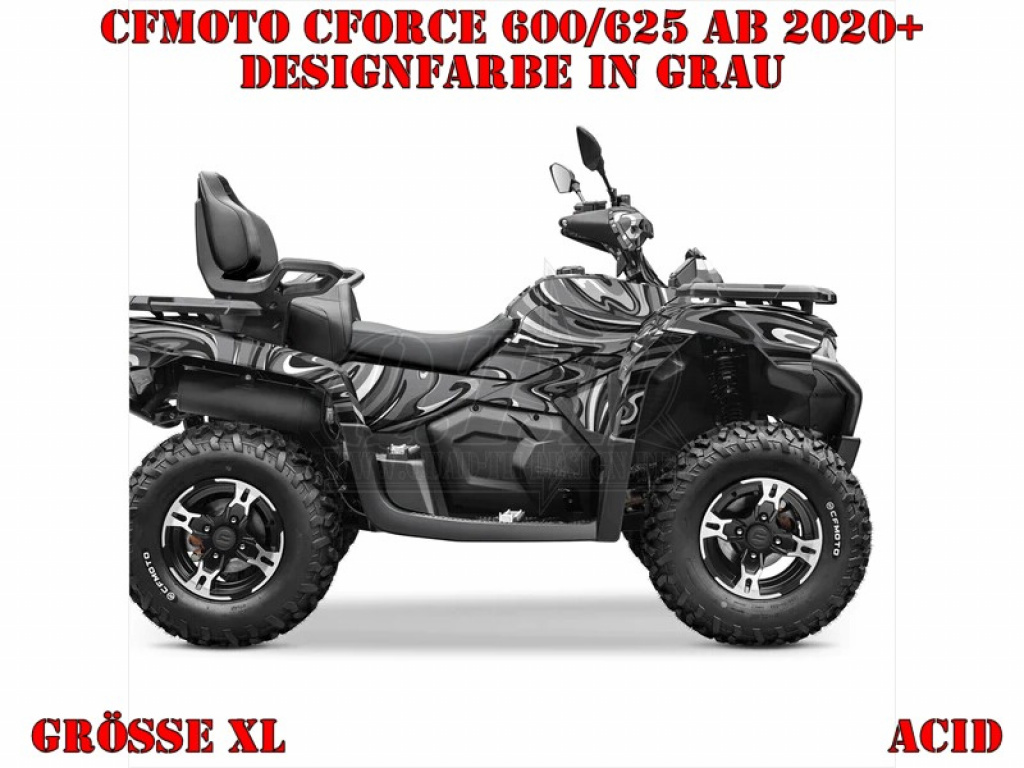 Acid Grau XL Version für CF-Moto CForce 600-625 S/L ab 2020+