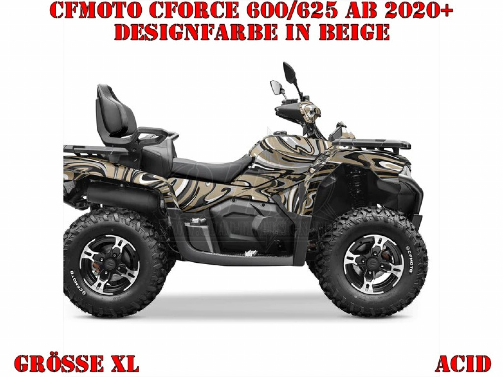 Acid Beige XL Version für CF-Moto CForce 600-625 S/L ab 2020+