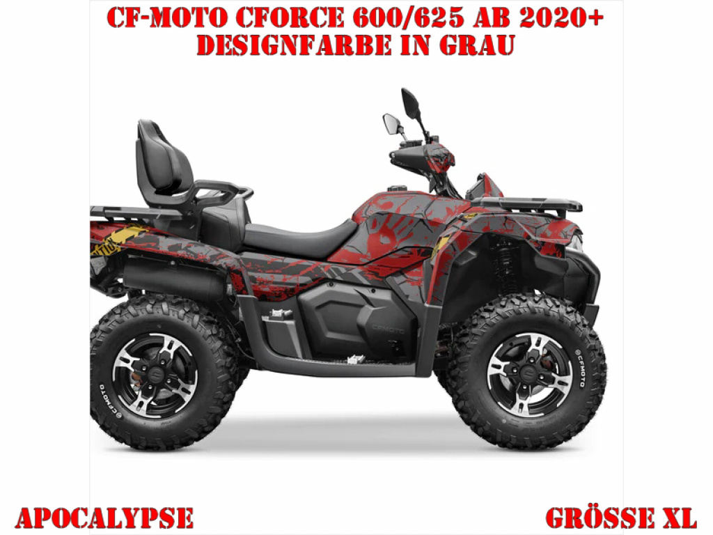Apocalypse Grau XL Version für CF-Moto CForce 600-625 S/L ab 2020+
