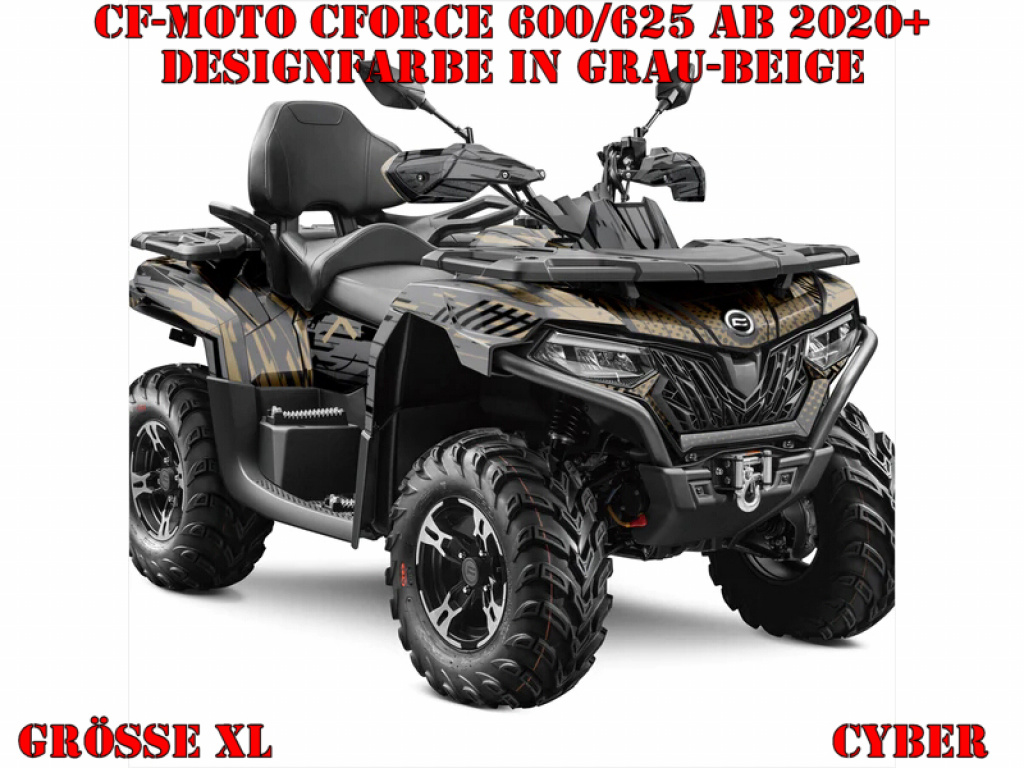 Cyber Grau-Beige XL Version für CF-Moto CForce 600-625 S/L ab 2020+