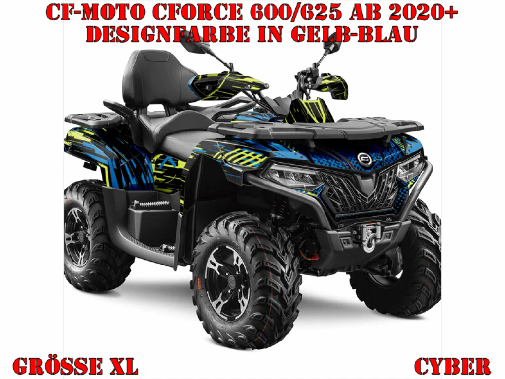 Cyber Gelb-Blau XL Version für CF-Moto CForce 600-625 S/L ab 2020+