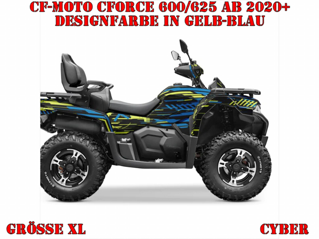Cyber Gelb-Blau XL Version für CF-Moto CForce 600-625 S/L ab 2020+
