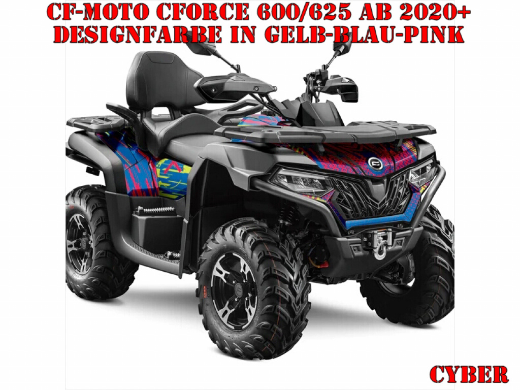 Cyber Gelb-Blau-Pink M Version für CF-Moto CForce 600-625 S/L ab 2020+