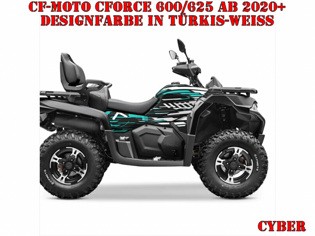 Cyber Türkis-Weiß M Version für CF-Moto CForce 600-625 S/L ab 2020+