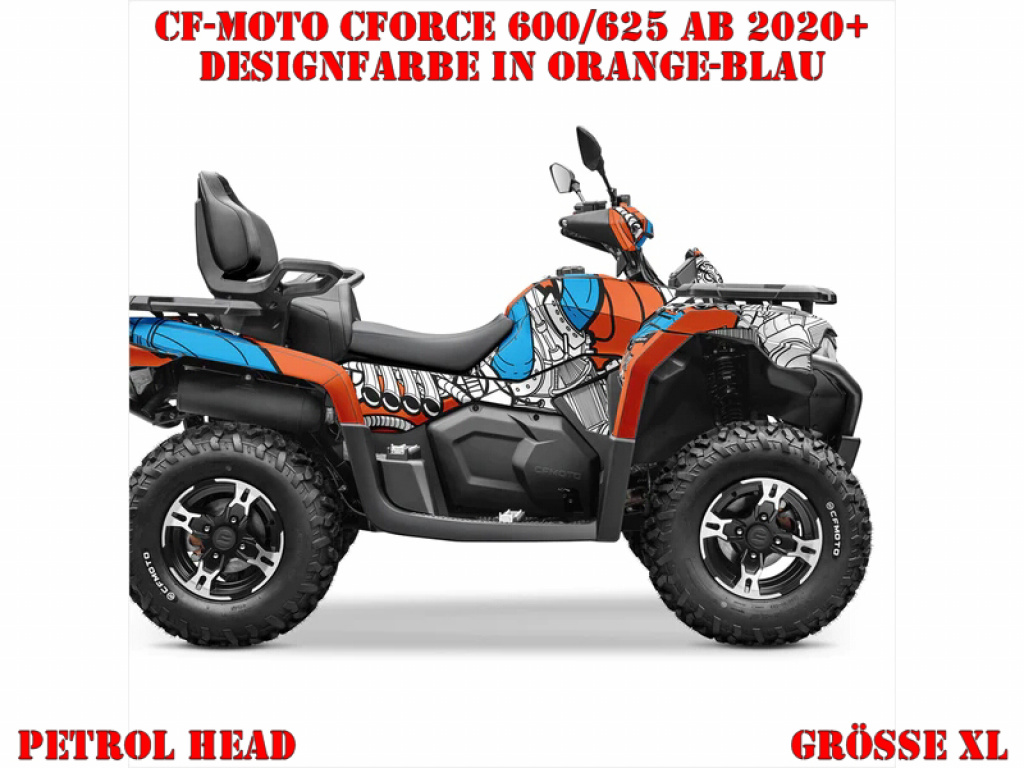 Petrol Head Orange-Blue XL Version for CF-Moto CForce 600-625 S/L ab 2020+