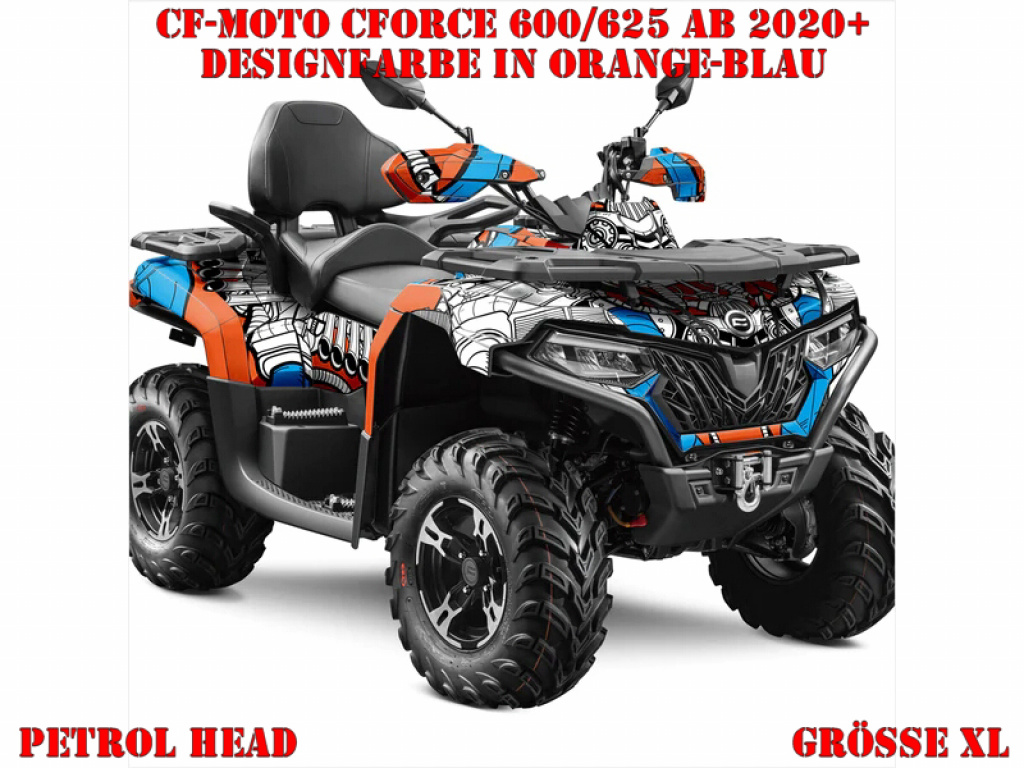 Petrol Head Orange-Blue XL Version for CF-Moto CForce 600-625 S/L ab 2020+