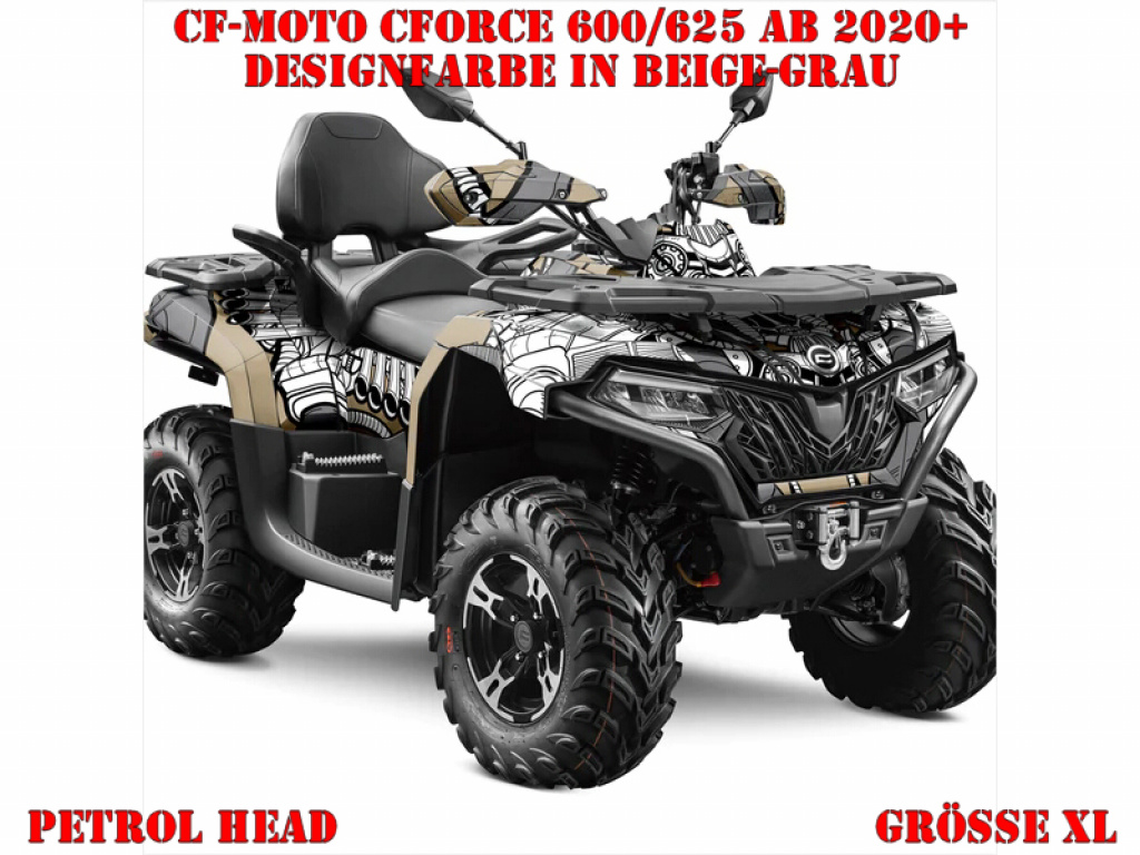 Petrol Head Beige-Grey XL Version for CF-Moto CForce 600-625 S/L ab 2020+
