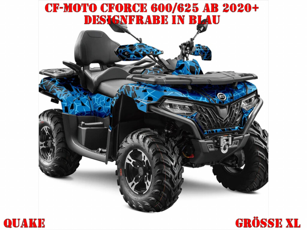 Quake Blau XL Version für CF-Moto CForce 600-625 S/L ab 2020+