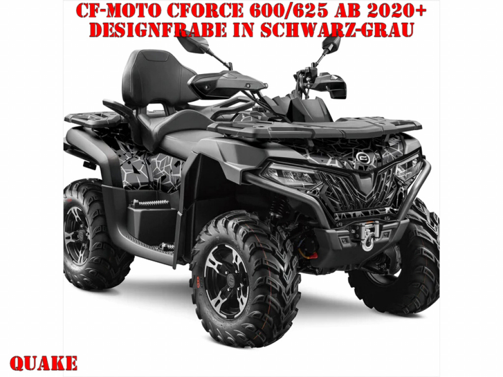Quake Schwarz-Grau M Version für CF-Moto CForce 600-625 S/L ab 2020+