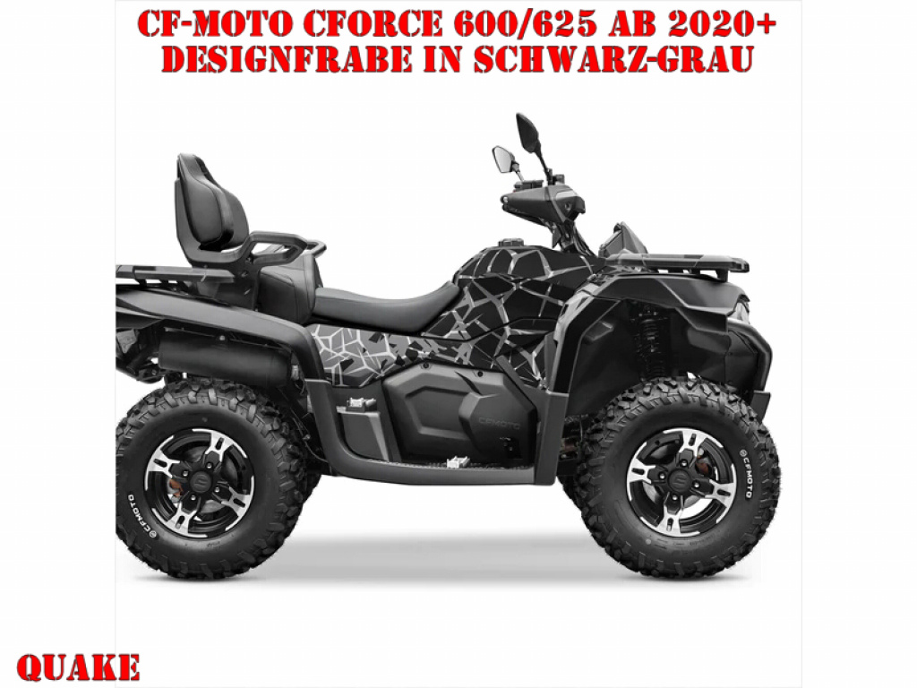 Quake Schwarz-Grau M Version für CF-Moto CForce 600-625 S/L ab 2020+