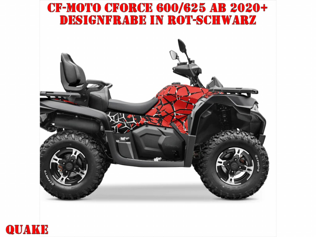 Quake Rot-Schwarz M Version für CF-Moto CForce 600-625 S/L ab 2020+