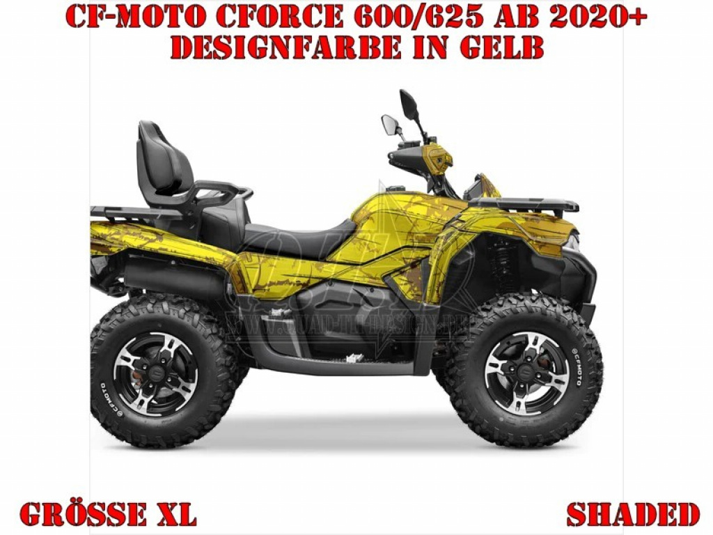 Shaded Gelb XL Version für CF-Moto CForce 600-625 S/L ab 2020+