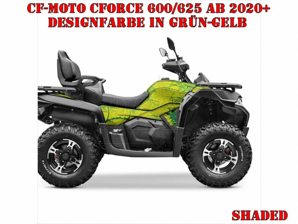 Shaded Grün-Gelb M Version für CF-Moto CForce 600-625 S/L ab 2020+