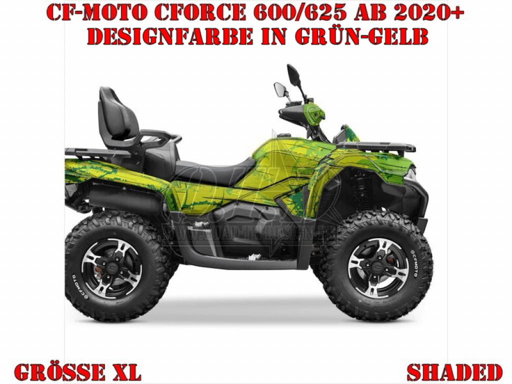 Shaded Grün-Gelb XL Version für CF-Moto CForce 600-625 S/L ab 2020+