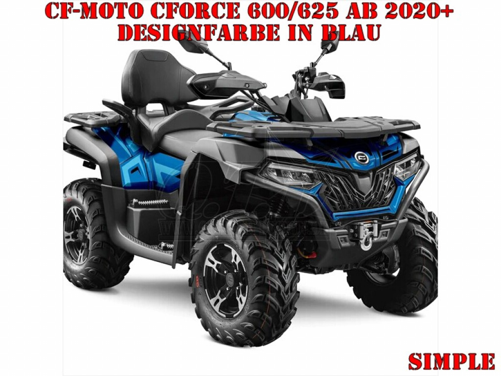 Simple Blau M Version für CF-Moto CForce 600-625 S/L ab 2020+