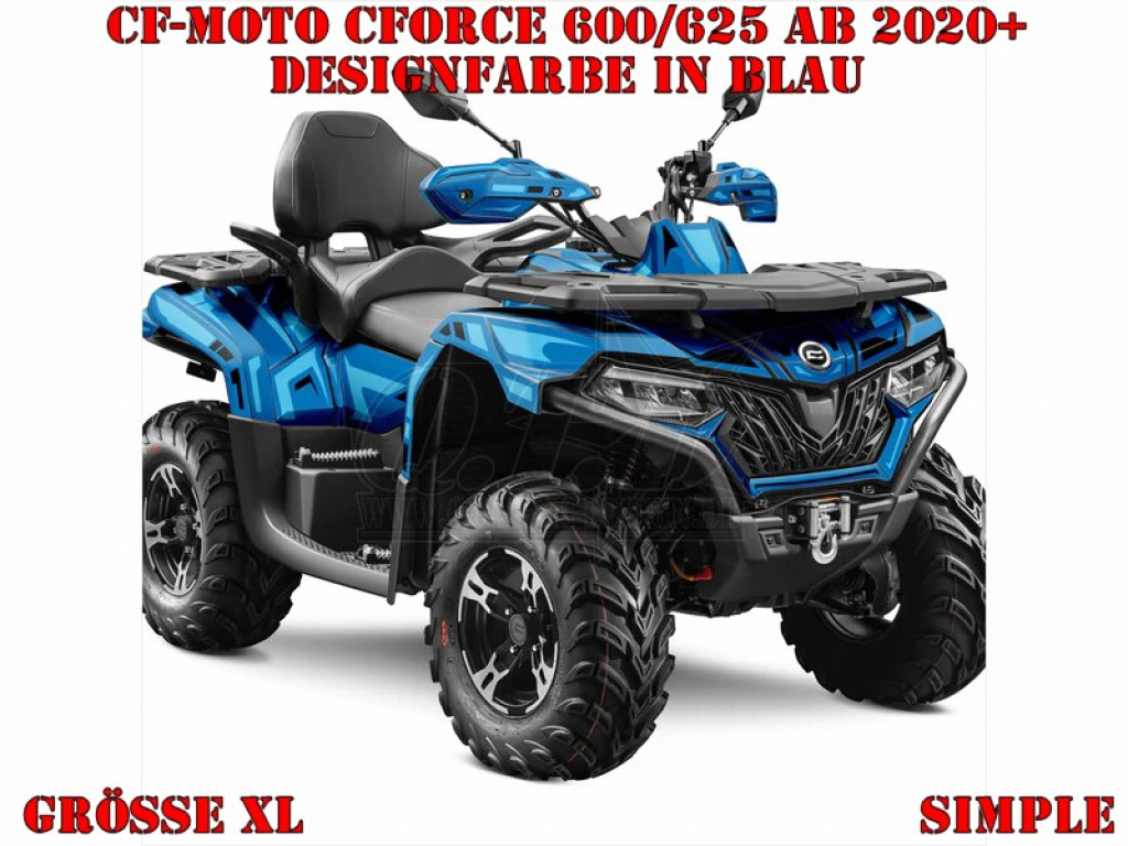 Simple Blau XL Version für CF-Moto CForce 600-625 S/L ab 2020+
